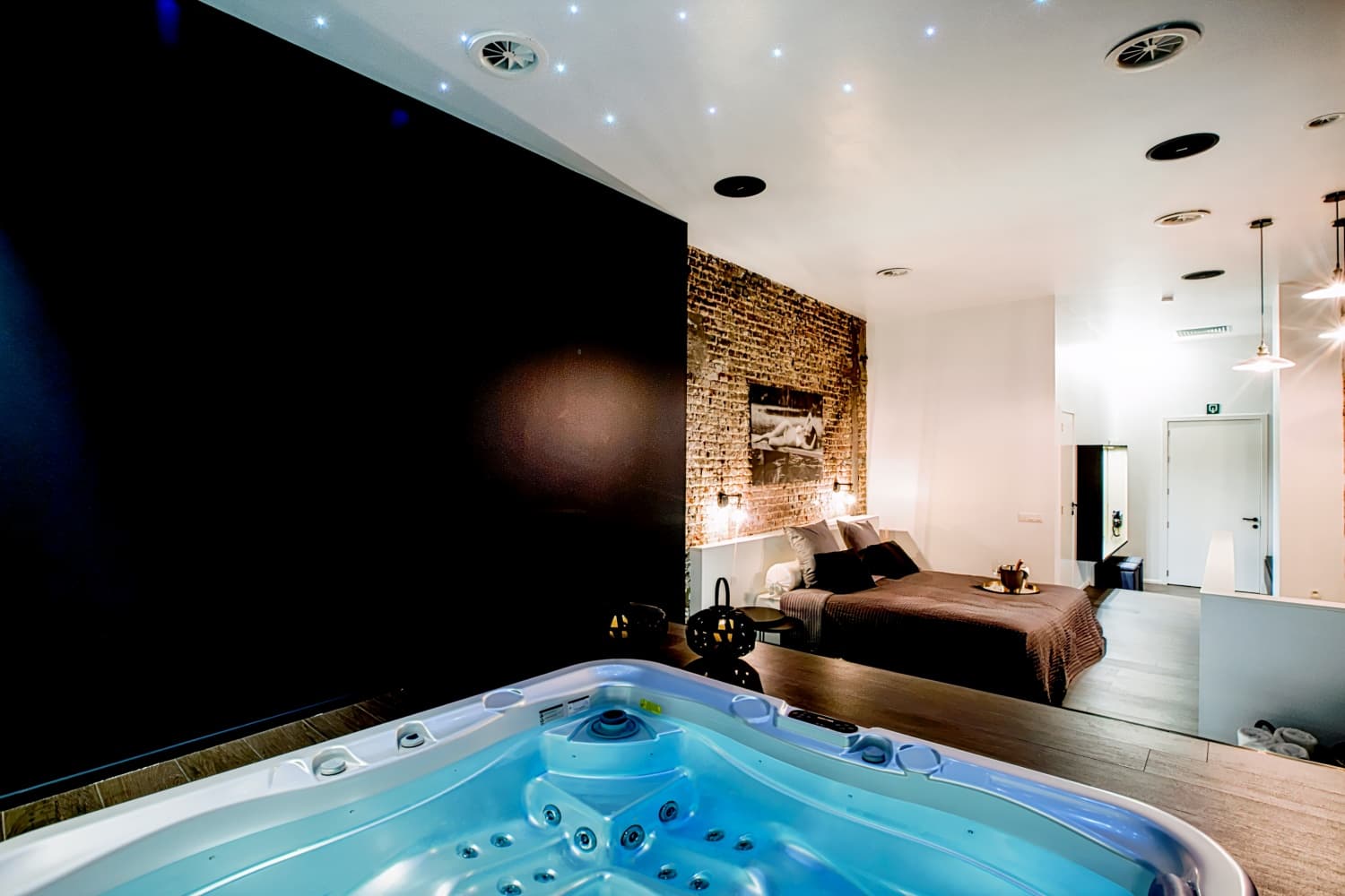 Chambre Jacuzzi Privatif Hôtel Esperance